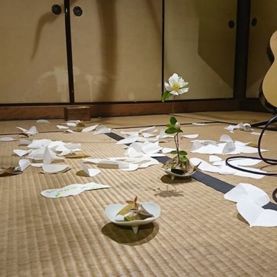 即興花パフォーマンス