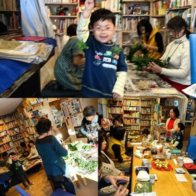 絵本とカフェ　南風さん　Xmasイベントにて